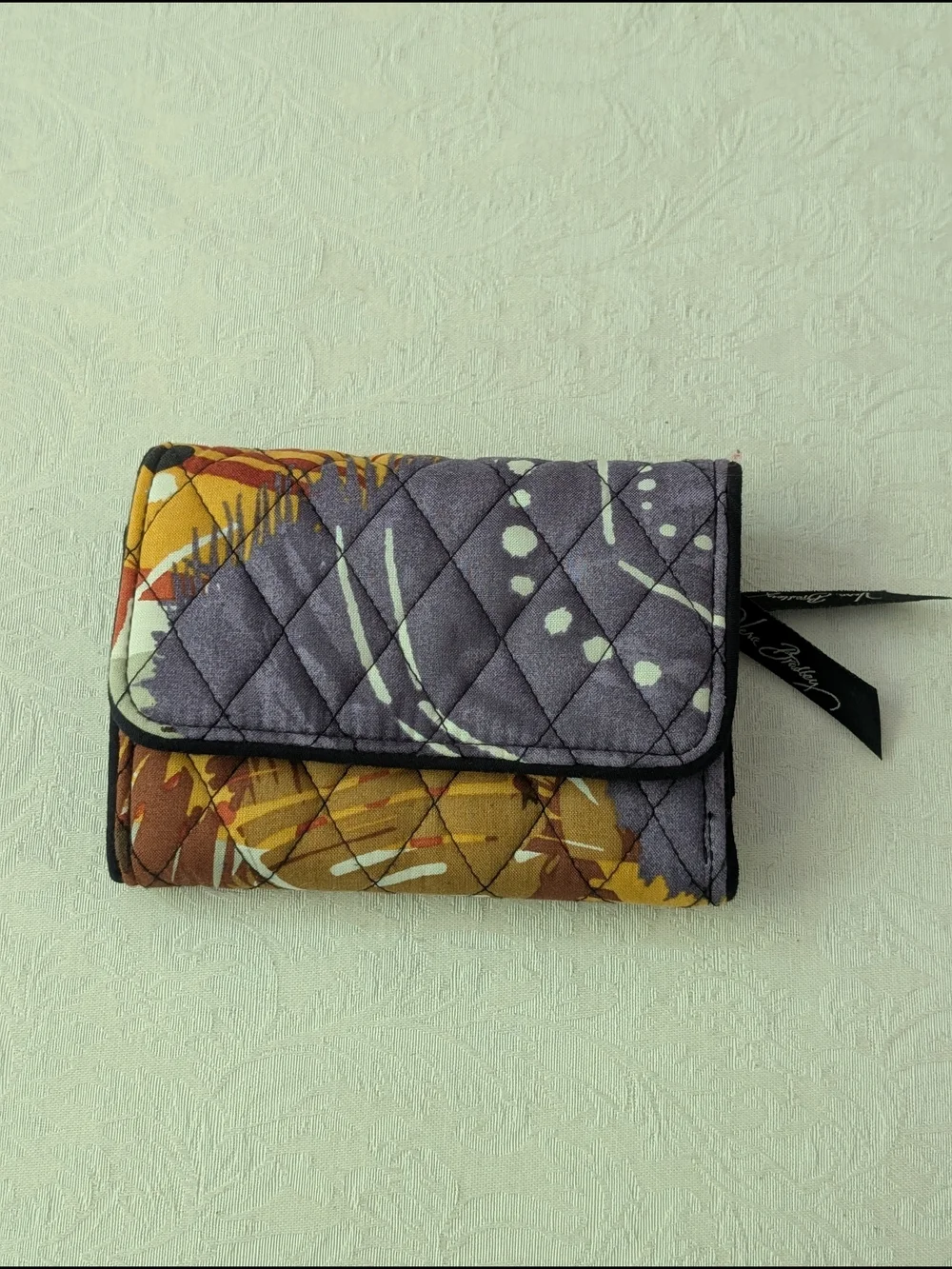 Vera Bradley Multicolor Abstract Women's Wallet Quilted Snap Zip Credit Card